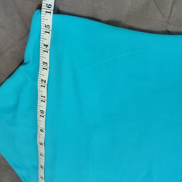 Susana Monaco Sleeveless Racer Halter Mini A-Line Dress Surf Blue Size M - Picture 11 of 12